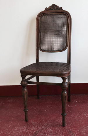 Silver river chair caning sale