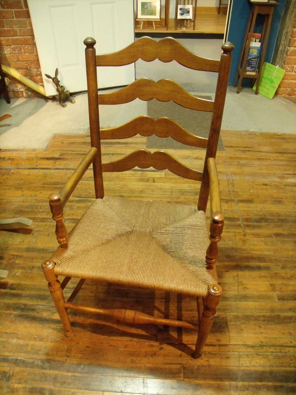 Silver River Center for Chair Caning » Unusual Rush Chair