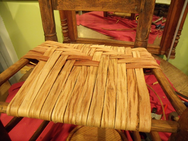 Photo Essay: Weaving Authentic Hickory Bark