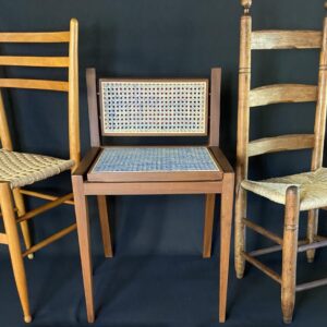 CHAIR CANING BOOTCAMP<br/><span style="color: #890004;">ALL 2022 CLASSES BY APPT<br/>CALL OR EMAIL TO SCHEDULE</span>