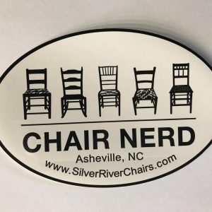 "Chair Nerd" Merchandise <br/>Sticker/Postcard/Bookmark