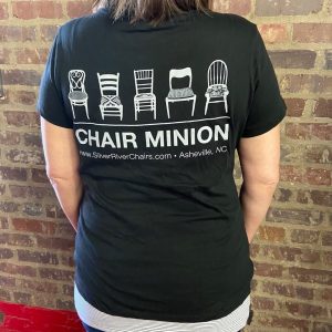 "Chair Minion" T-Shirt<br/>Ladies' Swoop Neck