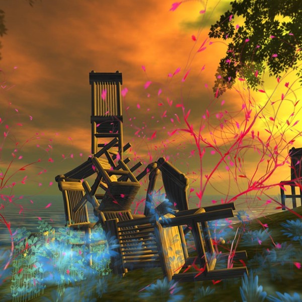 Pile of Chairs by PouletFritesMayO Boucher